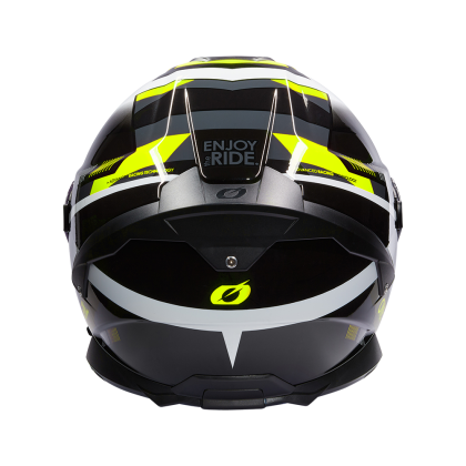 Helmet O'NEAL CHALLENGER EXO BLACK/GRAY/NEON YELLOW V.24