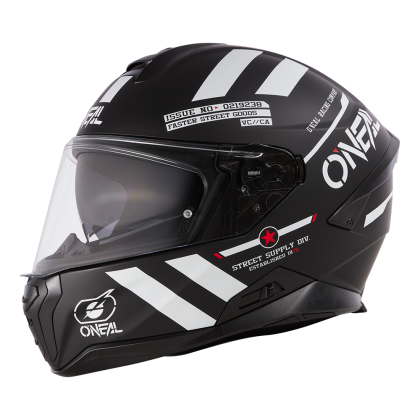 Helmet O'NEAL CHALLENGER WARHAWK BLACK/WHITE/RED V.24