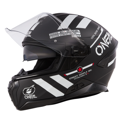 Helmet O'NEAL CHALLENGER WARHAWK BLACK/WHITE/RED V.24