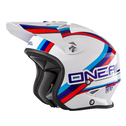 Helmet O'NEAL SLAT CIRCUIT WHITE/BLUE/RED