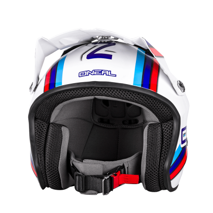 Helmet O'NEAL SLAT CIRCUIT WHITE/BLUE/RED