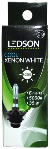 HID Xenon bulb LEDSON D2S, 35W, 5000K ECE approved