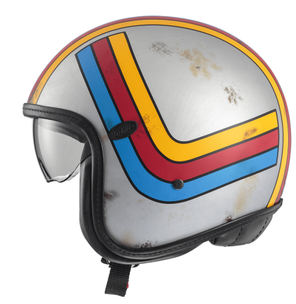 PREMIER Vintage Platinum Edition Silver Helmet