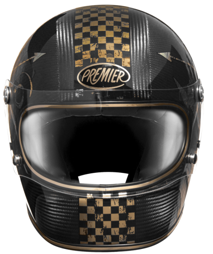 Helmet PREMIER TROPHY CARBON NX GOLD CHROMED