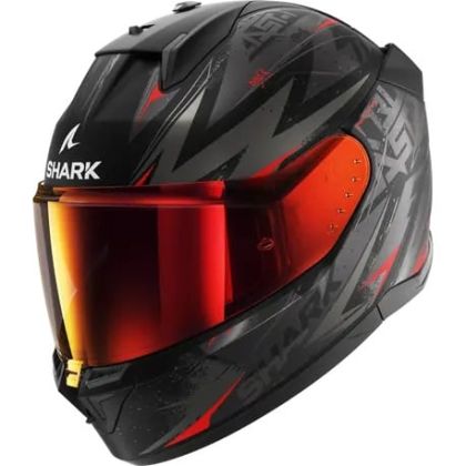 Helmet SHARK D-SKWAL 3 BLAST-R MATT BLACK/GREY/RED