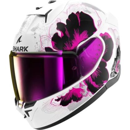 Каска SHARK D-SKWAL 3 LADY MAYFER GLOSS WHITE/PINK