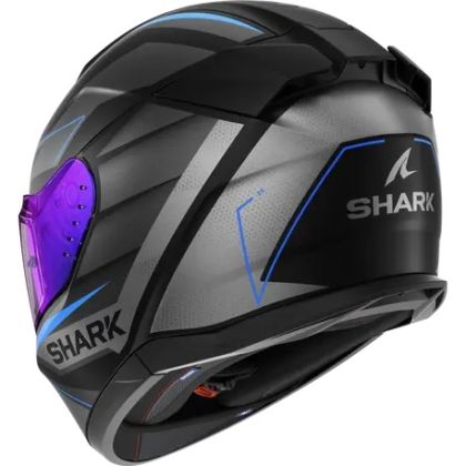 Helmet SHARK D-SKWAL 3 SIZLER MATT BLACK/GREY/BLUE