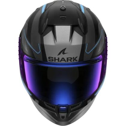 Helmet SHARK D-SKWAL 3 SIZLER MATT BLACK/GREY/BLUE