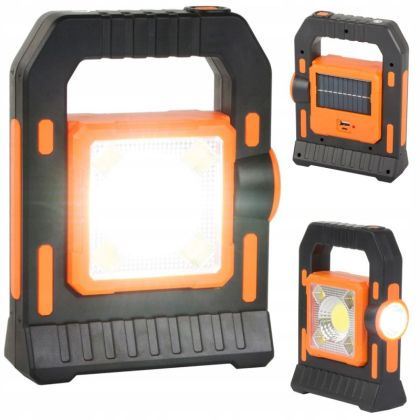 LAMPA SOLAR DE CAMPING LED SI BATERIE EXTERNA