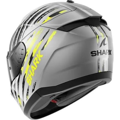 Casca SHARK RIDILL 2 ASSYA GLOSS GREY/NEGRU/GALBEN FLUO