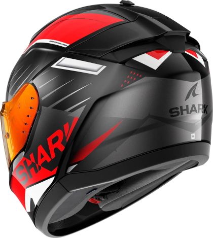 Helmet SHARK RIDILL 2 BERSEK BLACK/WHITE/RED