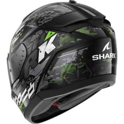 Каска SHARK RIDILL 2 MOLOKAI GLOSS BLACK/GRAY/GREEN