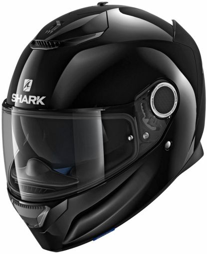 Casca SHARK SPARTAN BLANK BLACK