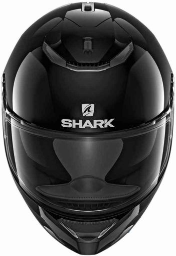 Casca SHARK SPARTAN BLANK BLACK