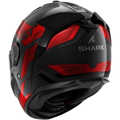 Helmet SHARK SPARTAN GT PRO CARBON RITMO BLACK/RED GLOSS