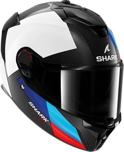 Каска SHARK SPARTAN GT PRO DOKHTA CARBON BLACK/WHITE/RED