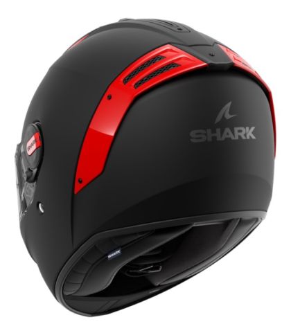 Casca SHARK SPARTAN RS BLACK/RED MAT