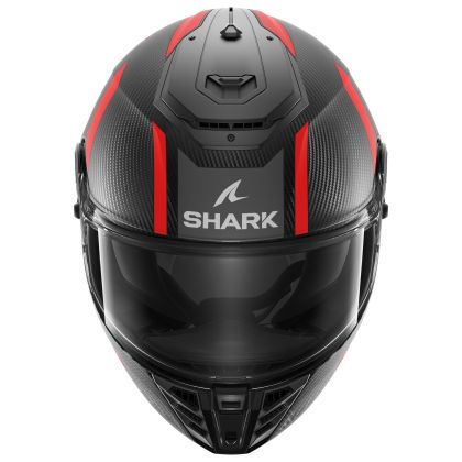 Каска SHARK SPARTAN RS CARBON SHAWN BLACK/RED MATT