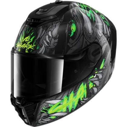 Каска SHARK SPARTAN RS SHAYTAN BLACK/GREEN