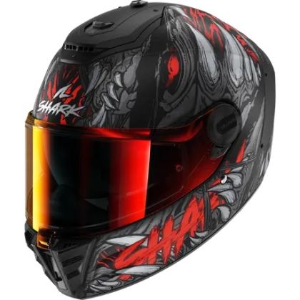 Каска SHARK SPARTAN RS SHAYTAN MATT BLACK/RED