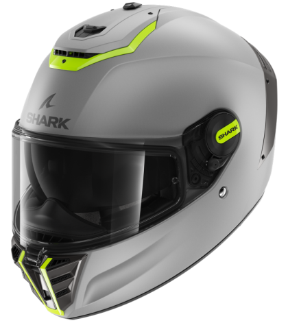 Helmet SHARK SPARTAN RS SILVER/YELLOW FLUO MATT