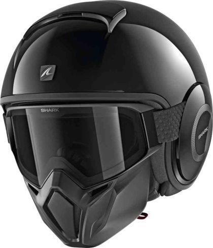 Helmet SHARK STREET-DRAK BLANK BLACK