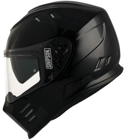 Helmet SIMPSON VENOM SOLID GLOSS BLACK