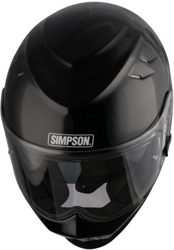 Helmet SIMPSON VENOM SOLID GLOSS BLACK