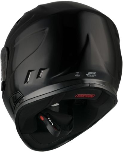 Helmet SIMPSON VENOM SOLID GLOSS BLACK