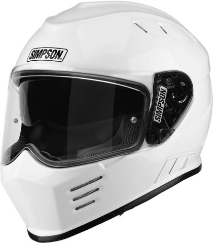 Κράνος SIMPSON VENOM SOLID GLOSS WHITE