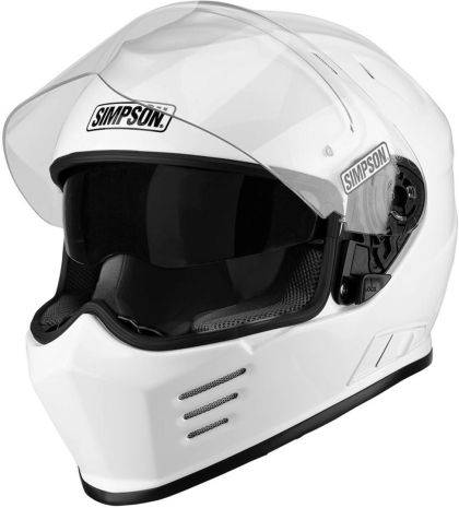 Κράνος SIMPSON VENOM SOLID GLOSS WHITE