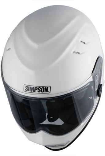 Casca SIMPSON VENOM SOLID GLOSS WHITE