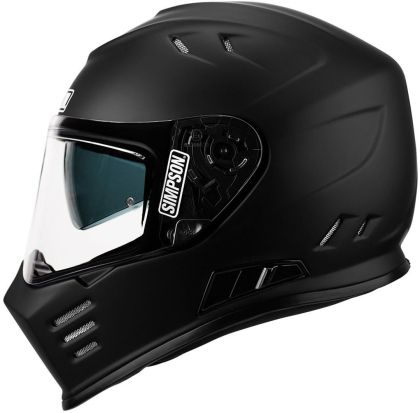 Helmet SIMPSON VENOM SOLID MATT BLACK