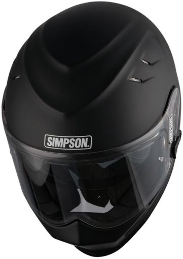 Κράνος SIMPSON VENOM SOLID ΜΑΤ ΜΑΥΡΟ