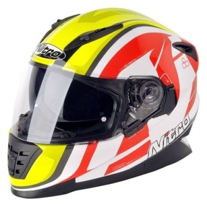 Casca Moto NITRO NRS-01 PURSUIT BLANC/SYEL/ROSU