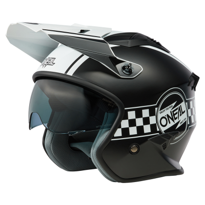 Motorcycle helmet O'NEAL VOLT CLEFT BLACK/WHITE V.24