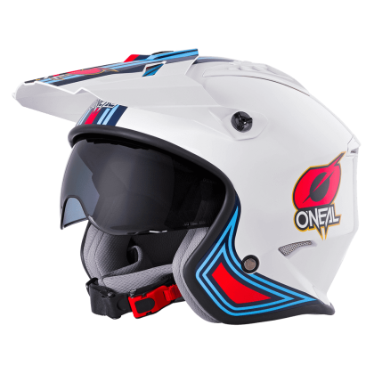 Motorcycle helmet O'NEAL VOLT MN1 WHITE/RED/BLUE V.24