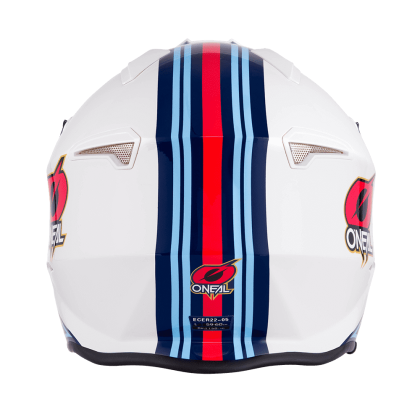 Motorcycle helmet O`NEAL VOLT MN1 WHITE/RED/BLUE