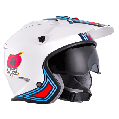 Каска за мотор O`NEAL VOLT MN1 WHITE/RED/BLUE