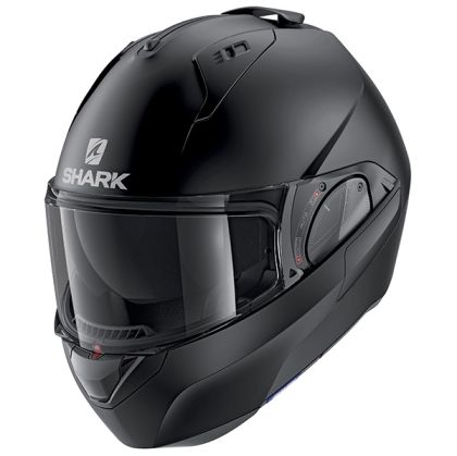 Motorcycle helmet SHARK EVO-ES BLANK BLACK MAT