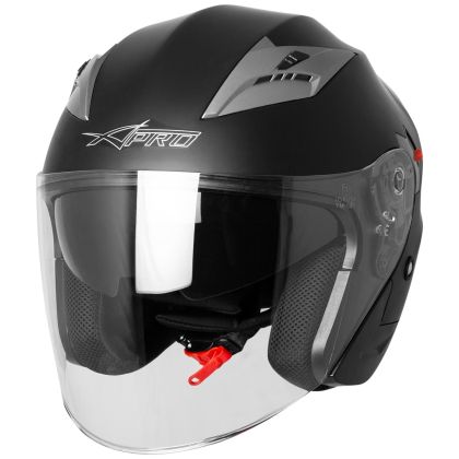 Scooter helmet A-PRO KINETIC MATT BLACK