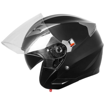 Scooter helmet A-PRO KINETIC MATT BLACK