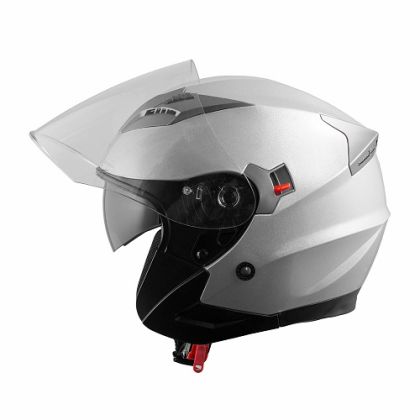 A-PRO KINETIC SILVER scooter helmet