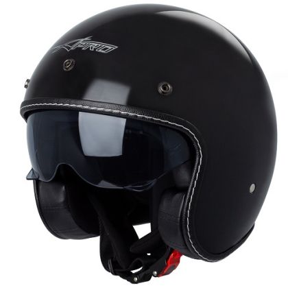 A-PRO NATIVE BLACK SCOOTER HELMET