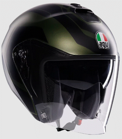 Каска за скутер AGV IRIDES SAKAI MATT GREEN/BLACK