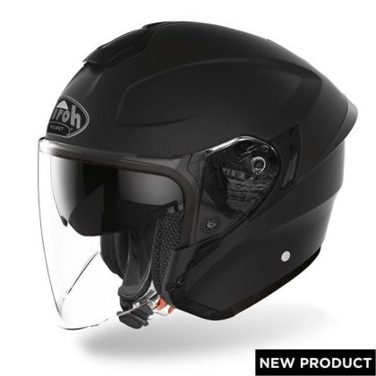 AIROH H.20 BLACK MATT SCOOTER HELMET