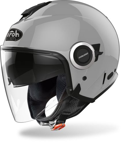 AIROH HELIOS CONCRETE GRAY GLOSS scooter helmet