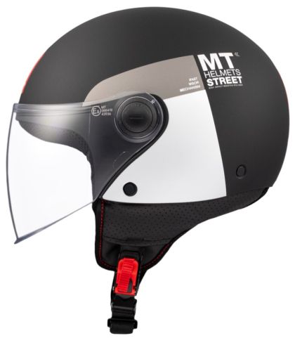 SCOOTER HELMET MT STREET S INBOARD D2 MATT