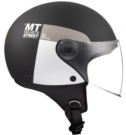 SCOOTER HELMET MT STREET S INBOARD D2 MATT