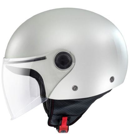 SCOOTER HELMET MT STREET S SOLID A0 WHITE